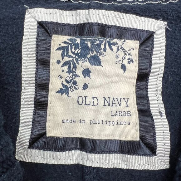 Old Navy Oversized Navy Sweatshirt / Pullover - Picture 6 of 8